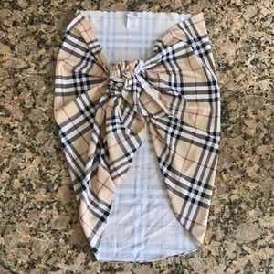 Burberry bathing suit cover up